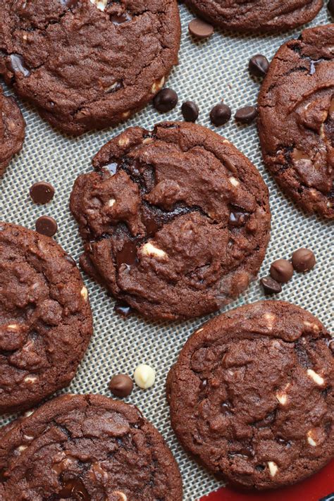 Triple Chocolate Chip Cookies Recipe