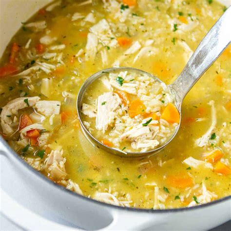 Turkey Rice Soup Recipe