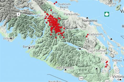 Vancouver Island Hit By Sechelt Quake